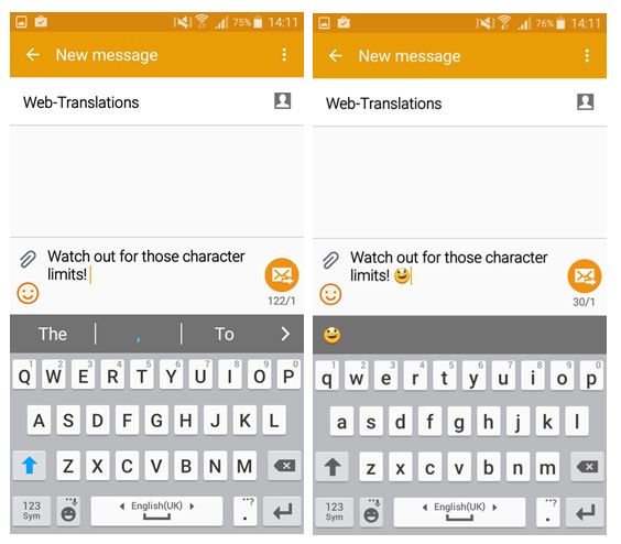 Message Character Count