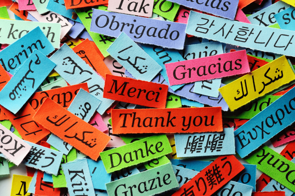 Thank you in lots of languages to celebrate International Translation Day