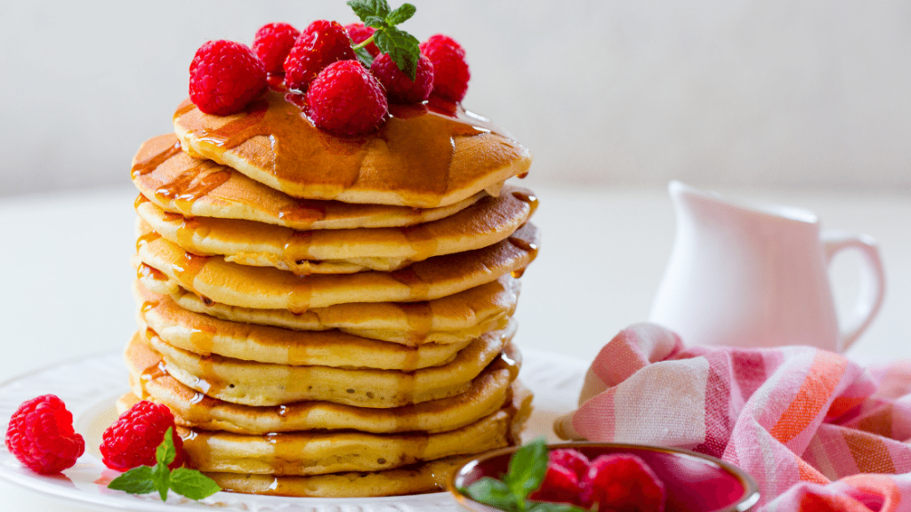 Pancakes to illustrate February Festivities. 